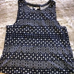 maurices tank top with detail on back